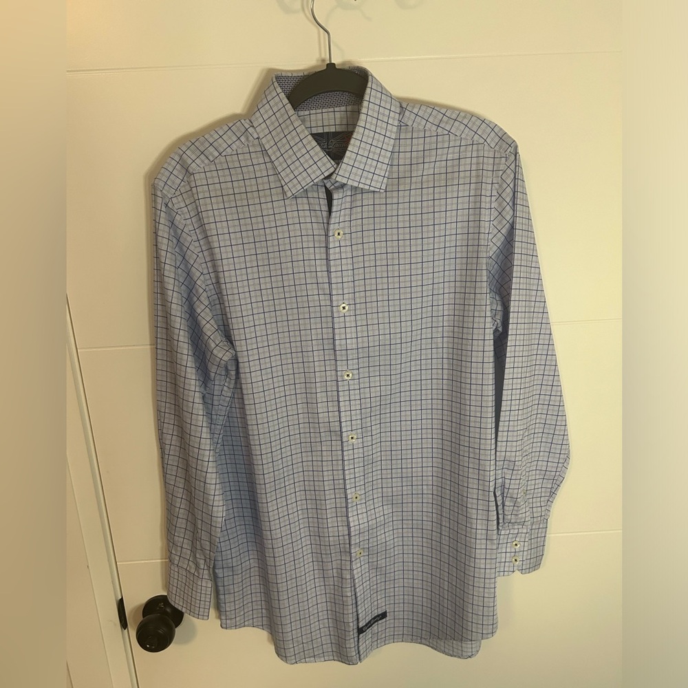 light blue English laundry size 16, men’s dress shirt shirt